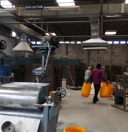 The WDG section of the plant